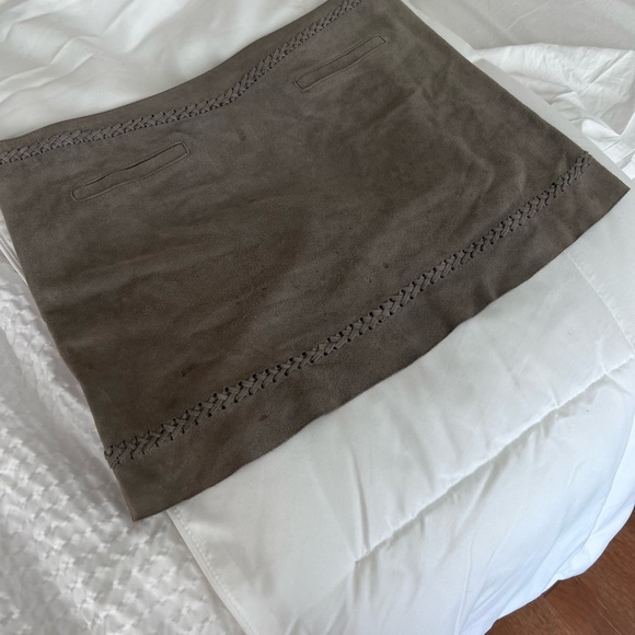Bydanie suede grey skirt - Picture 4 of 6